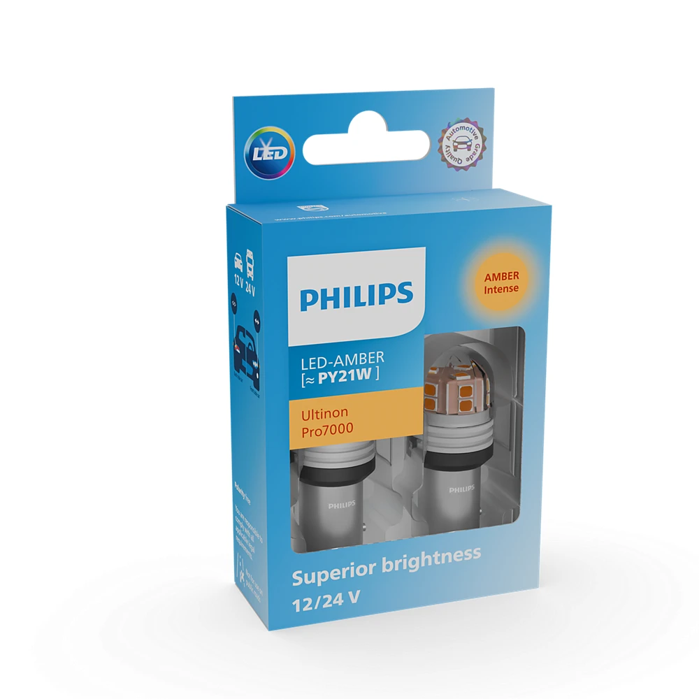 Сигнальні LED PHILIPS Ultinon Pro7000 PY21W 12